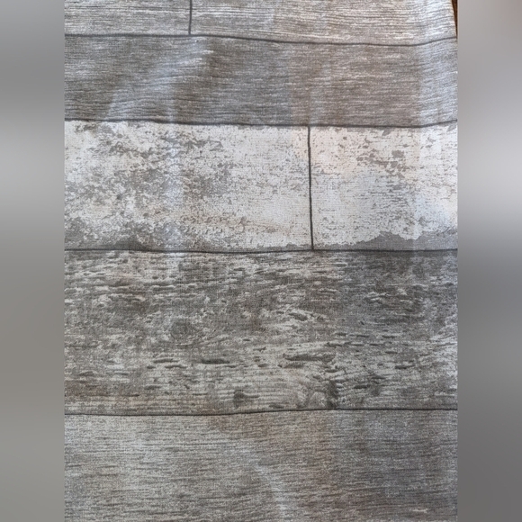 Bouclair gray scale cloth shower curtain 12 grommets & liba USA liner new! - Picture 8 of 16